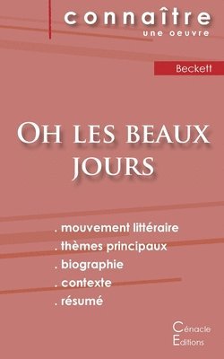 bokomslag Fiche de lecture Oh les beaux jours de Samuel Beckett (Analyse littéraire de référence et résumé complet)