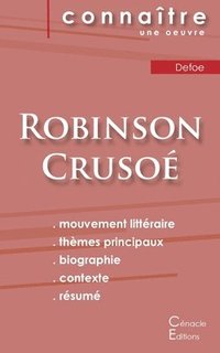 bokomslag Fiche de lecture Robinson Crusoe de Daniel Defoe (Analyse litteraire de reference et resume complet)