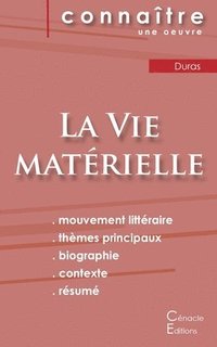 bokomslag Fiche de lecture La Vie materielle de Marguerite Duras (Analyse litteraire de reference et resume complet)