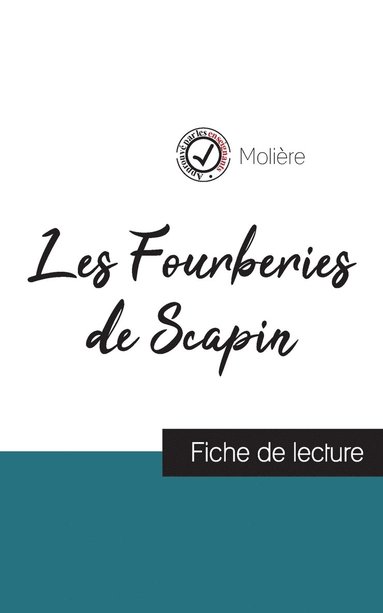 bokomslag Les Fourberies de Scapin de Moliere (fiche de lecture et analyse complete de l'oeuvre)