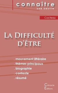 bokomslag Fiche de lecture La Difficulte d'etre de Jean Cocteau (Analyse litteraire de reference et resume complet)