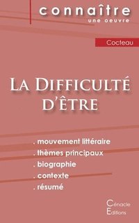 bokomslag Fiche de lecture La Difficulté d'être de Jean Cocteau (Analyse littéraire de référence et résumé complet)