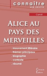 bokomslag Fiche de lecture Alice au pays des merveilles de Lewis Carroll (Analyse littéraire de référence et résumé complet)