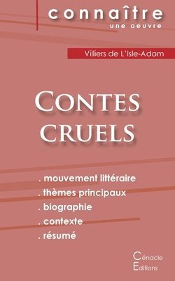 bokomslag Fiche de lecture Contes cruels de Villiers de L'Isle-Adam (Analyse litteraire de reference et resume complet)