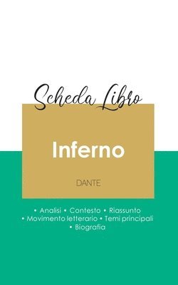 bokomslag Scheda libro Inferno nella Divina commedia di Dante (analisi letteraria di riferimento e riassunto completo)