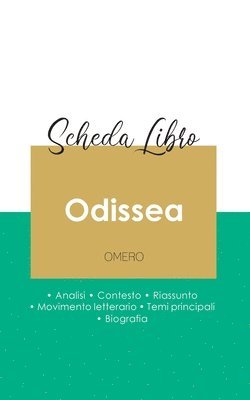 bokomslag Scheda libro Odissea di Omero (analisi letteraria di riferimento e riassunto completo)