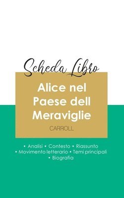 bokomslag Scheda libro Alice nel Paese dell Meraviglie di Lewis Carroll (analisi letteraria di riferimento e riassunto completo)