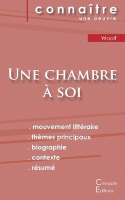 bokomslag Fiche de lecture Une chambre à soi de Virginia Woolf (Analyse littéraire de référence et résumé complet)