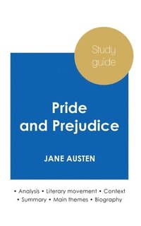 bokomslag Study guide Pride and Prejudice by Jane Austen (in-depth literary analysis and complete summary)