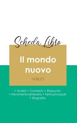 bokomslag Scheda libro Il mondo nuovo di Aldous Huxley (analisi letteraria di riferimento e riassunto completo)