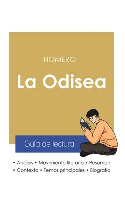 Homero - Guía de lectura La Odisea de Homero (análisis literario de referencia y resumen completo), Häftad