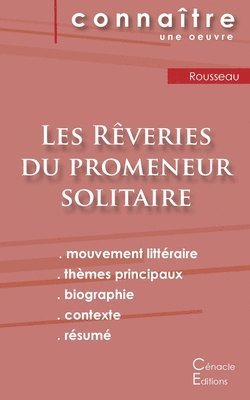 bokomslag Fiche de lecture Les Rêveries du promeneur solitaire de Jean-Jacques Rousseau (analyse littéraire de référence et résumé complet)