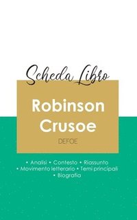 bokomslag Scheda libro Robinson Crusoe di Daniel Defoe (analisi letteraria di riferimento e riassunto completo)
