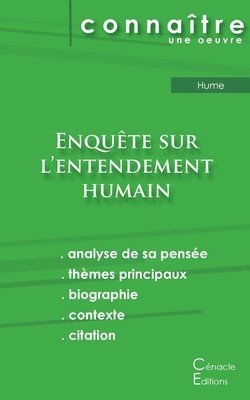 bokomslag Fiche de lecture Enquête sur l'entendement humain de David Hume (analyse littéraire de référence et résumé complet)