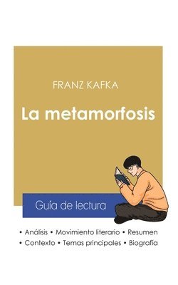 bokomslag Guía de lectura La metamorfosis de Kafka (análisis literario de referencia y resumen completo)