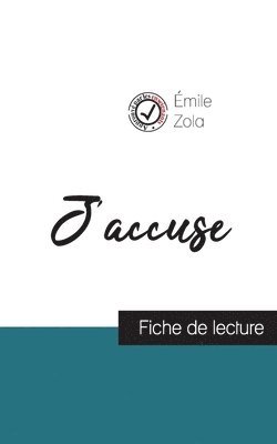 bokomslag J'accuse de Emile Zola (fiche de lecture et analyse complete de l'oeuvre)