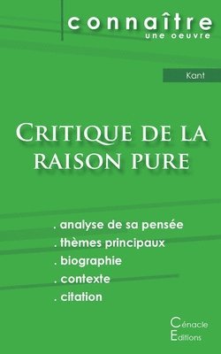 bokomslag Fiche de lecture Critique de la raison pure de Kant (analyse littraire de rfrence et rsum complet)