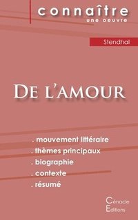 bokomslag Fiche de lecture De l'amour de Stendhal (analyse littéraire de référence et résumé complet)
