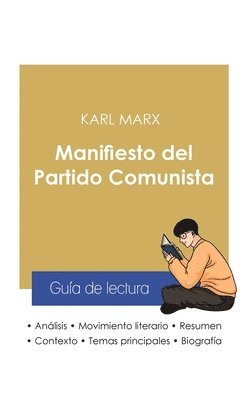 bokomslag Guía de lectura Manifiesto del Partido Comunista de Karl Marx (análisis literario de referencia y resumen completo)