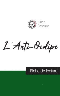 bokomslag L'Anti-Oedipe de Gilles Deleuze (fiche de lecture et analyse complete de l'oeuvre)