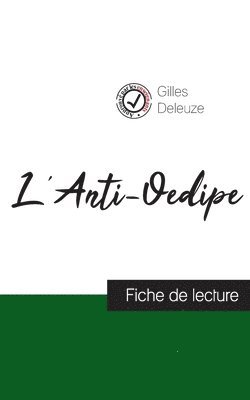 bokomslag L'Anti-Oedipe de Gilles Deleuze (fiche de lecture et analyse complète de l'oeuvre)