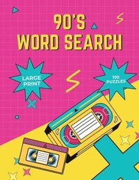 bokomslag 90's Word Search Puzzles for Adults