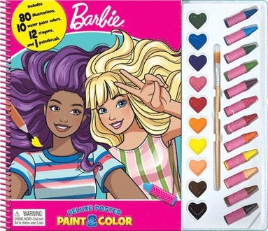 bokomslag Barbie Deluxe Poster Paint & Color