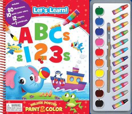 Preschool Abc/123 Deluxe Poster Paint & Color 1