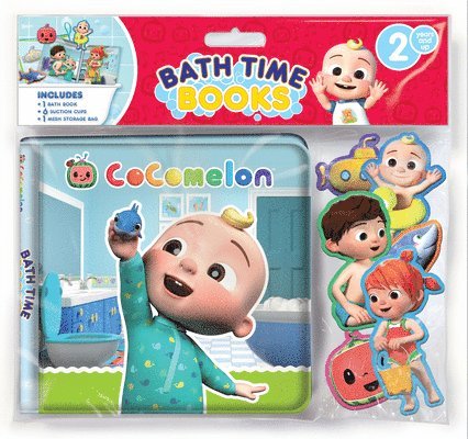 Moonbug Cocomelon Bath Time Books (Eva Bag), Inbunden