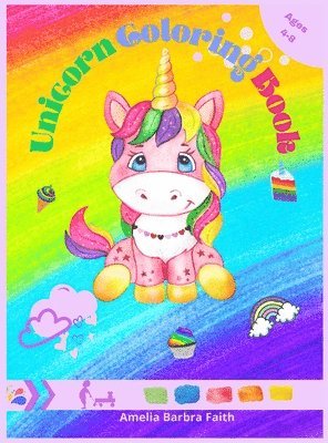 bokomslag Unicorn Coloring Book