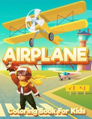 bokomslag Airplane Coloring Book for Kids