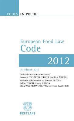 bokomslag Code en poche - European Food Law Code 2012