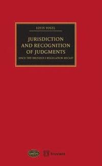 bokomslag Jurisdiction and Recognition of Judgments