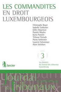 bokomslag Les Commandites en Droit Luxembourgeois