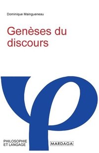 bokomslag Genses du discours