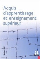 Miguel Souto Lopez - Acquis d'apprentissage et enseignement supérieur, Häftad