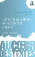Emilie Devriendt, Lucile Gaudin-Bordes, Hélène Ledouble - L'énonciation poétique, Häftad