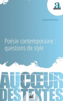 Gérard Berthomieu - Poésie contemporaine, Häftad
