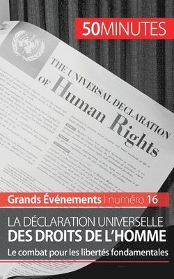 bokomslag Déclaration universelle des droits de l'homme