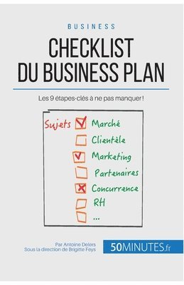 50minutes, Antoine Delers - Checklist du business plan, Häftad