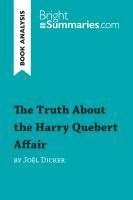 bokomslag The Truth About the Harry Quebert Affair by Joël Dicker (Book Analysis)