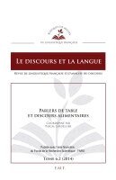 TBD - Parlers de table et discours alimentaires, Häftad