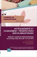 TBD - Hétérogénéité et changement, Häftad
