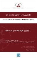 TBD - Discours et contexte social, Häftad