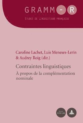 Dan Van Raemdonck, Caroline Lachet, Luis Meneses-Lerín, Audrey Roig - Contraintes linguistiques, Häftad