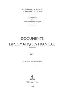 Documents Diplomatiques Franais 1