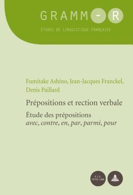 Prpositions Et Rection Verbale 1