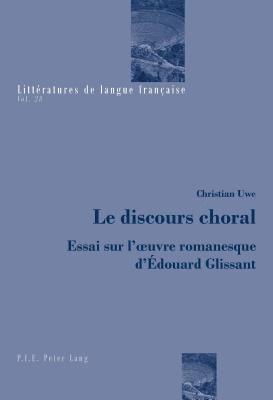Christian Uwe, Catherine Mayaux - discours choral, Häftad