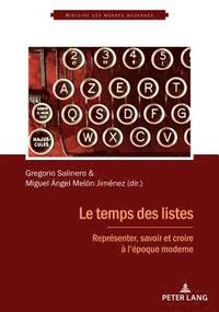 bokomslag Le Temps Des Listes
