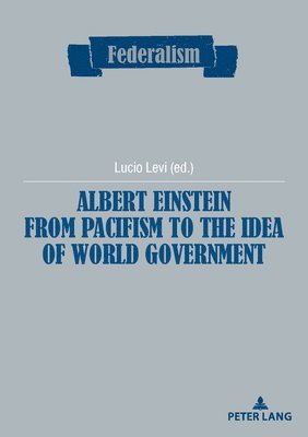 bokomslag Albert Einstein from Pacifism to the Idea of World Government